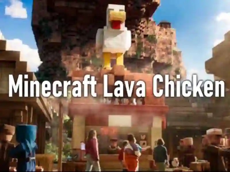 Gioco Pollo di lava minecraft in linea