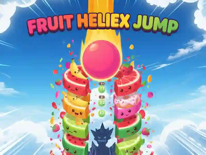 Gioco Salto dell'elica della frutta in linea