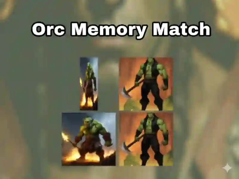 Gioco Orc Memory Match in linea