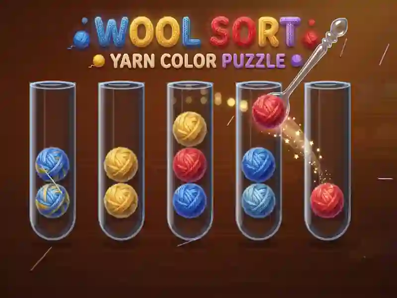 Gioco Wool Sort Yarn Color Puzzle in linea