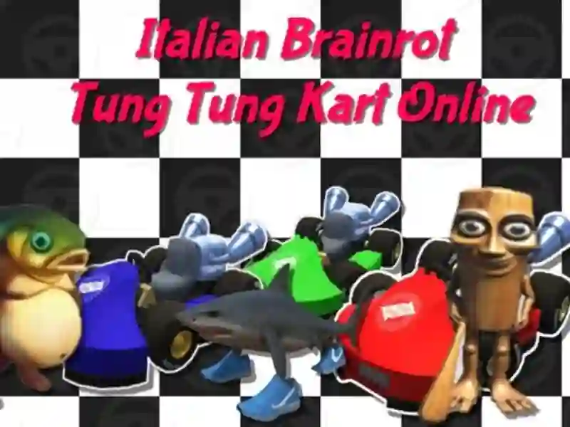 Gioco Italiano Brainrot Tung Tung Kart Online in linea