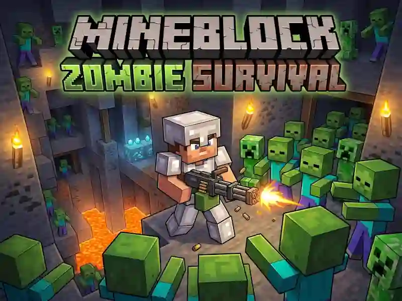 Gioco Mineblock Zombie Survival in linea