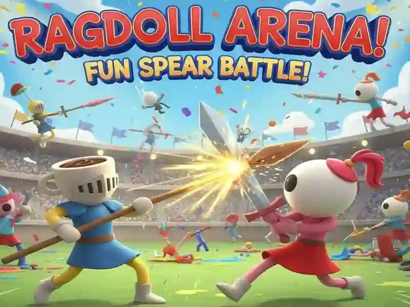 Gioco Arena Ragdoll! Divertente battaglia con la lancia! in linea