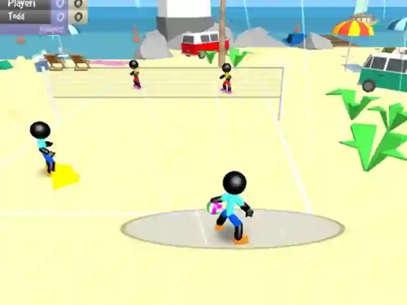 Gioco Stickman Beach Volleyball in linea