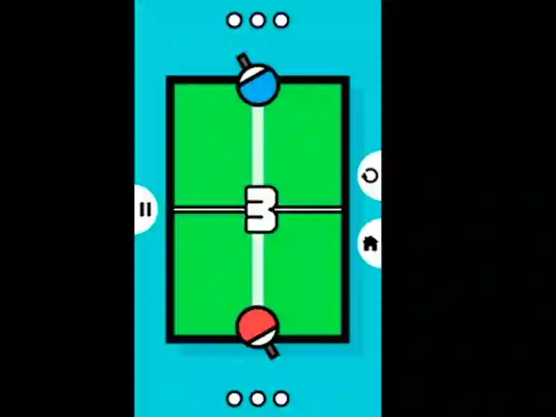 Gioco Tavolo da tennis ping pong 2d in linea Gioco Tavolo da tennis ping pong 2d in linea