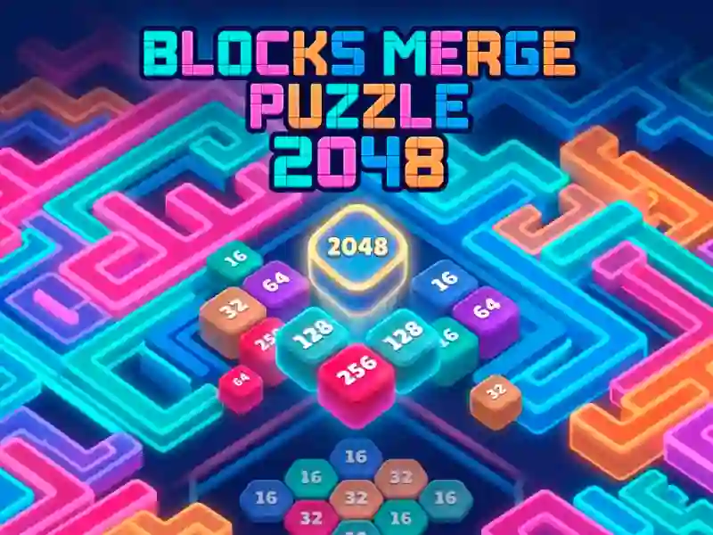 Gioco Blocks Merge Puzzle 2048 in linea