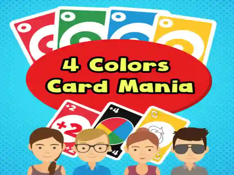 Gioco 4 colori card mania in linea