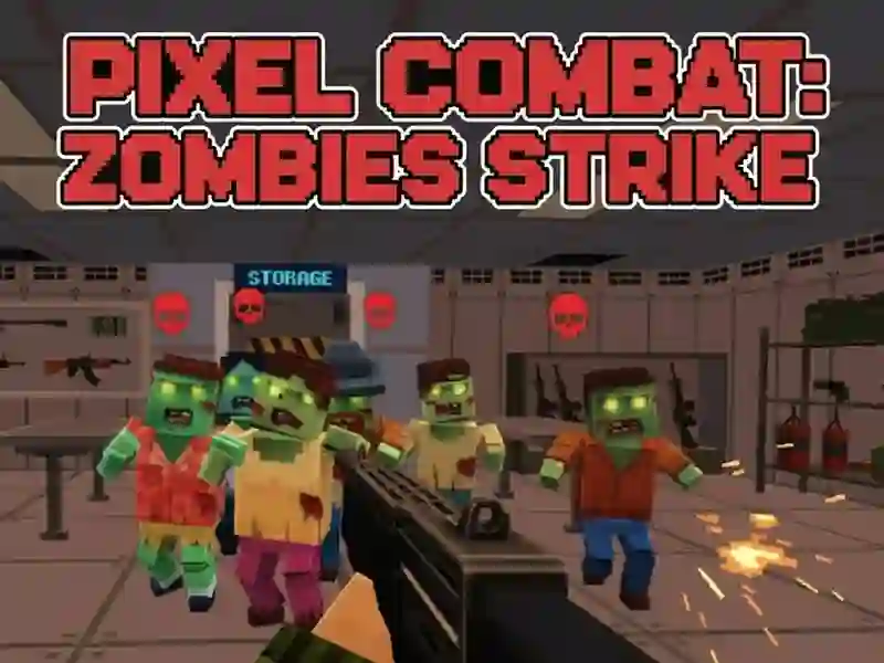 Gioco Pixel Combat: attacco degli zombi in linea