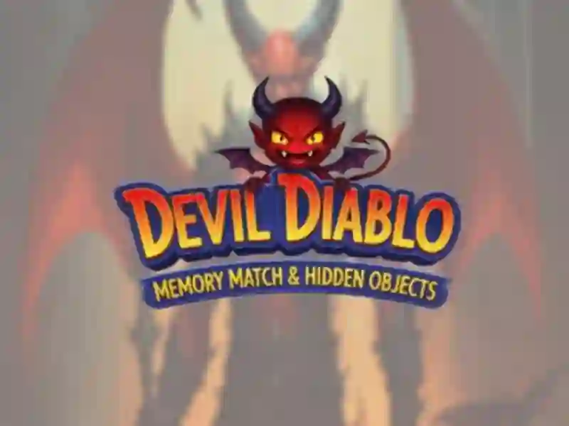 Gioco Devil Diablo Memory Match e oggetti nascosti in linea