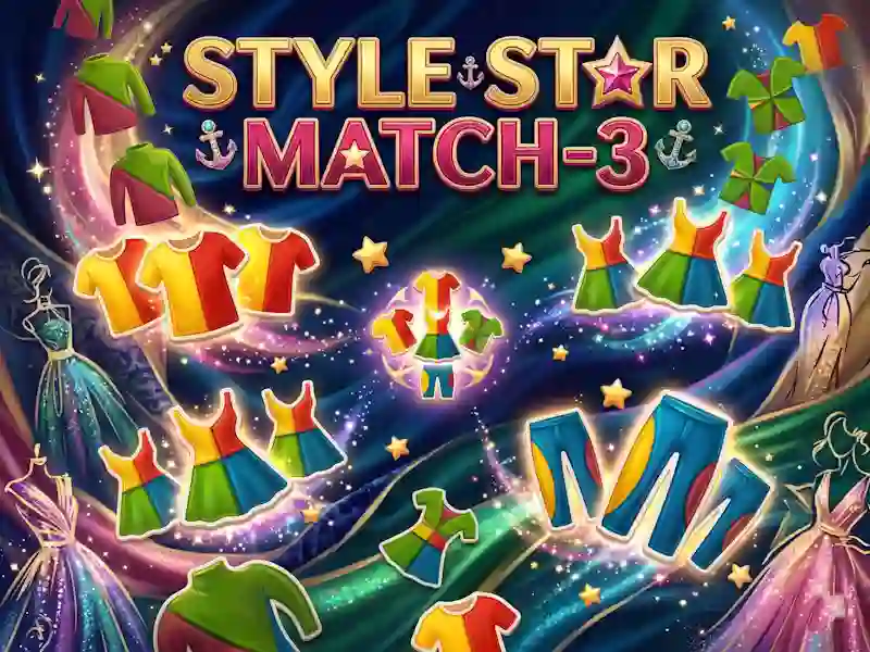 Gioco Style Star Match-3 in linea