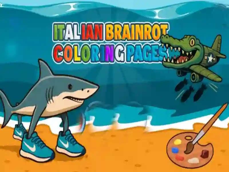 Gioco Disegni da colorare Brainrot italiani in linea
