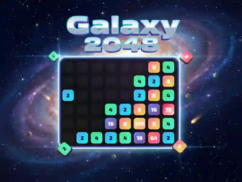 Gioco Galassia 2048 in linea