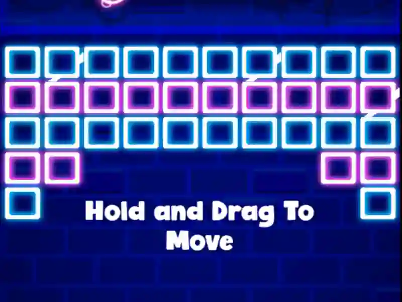 Gioco Mattoni al neon in linea