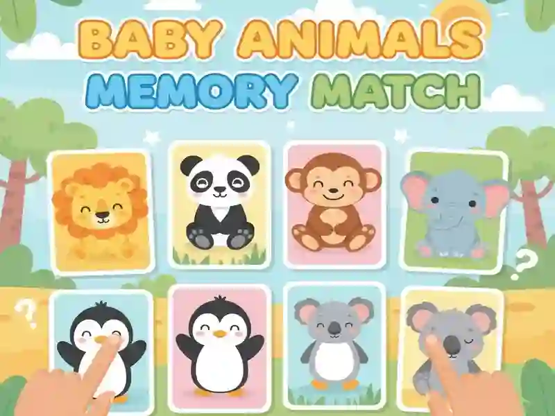 Gioco Partita di ricordi di cuccioli di animali in linea Gioco Partita di ricordi di cuccioli di animali in linea
