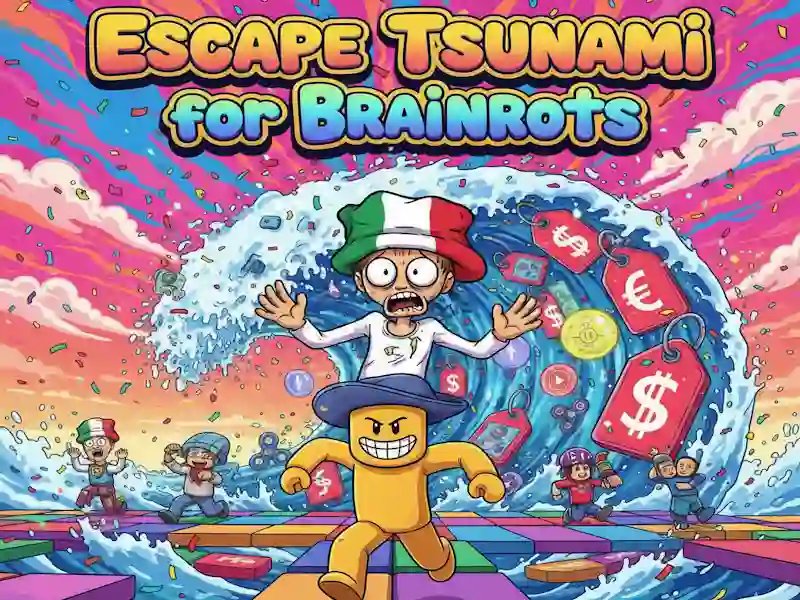 Gioco Fuggi dallo Tsunami per Brainrots in linea