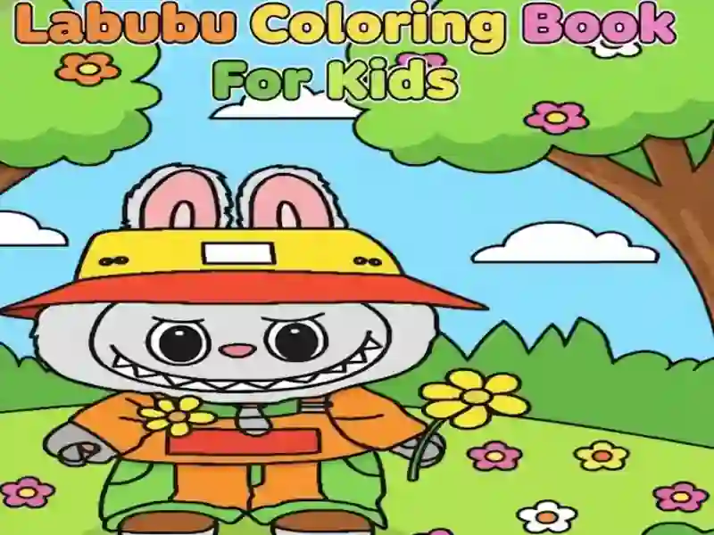 Gioco Libro da colorare Labubu per bambini in linea