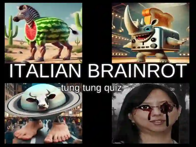 Gioco Quiz italiano Brainrot Tung Tung in linea