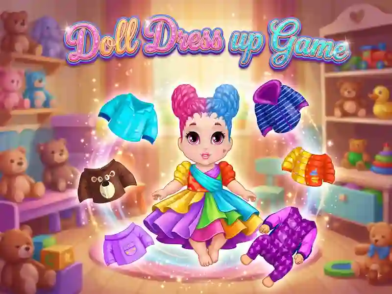 Gioco Doll Dress up Game in linea