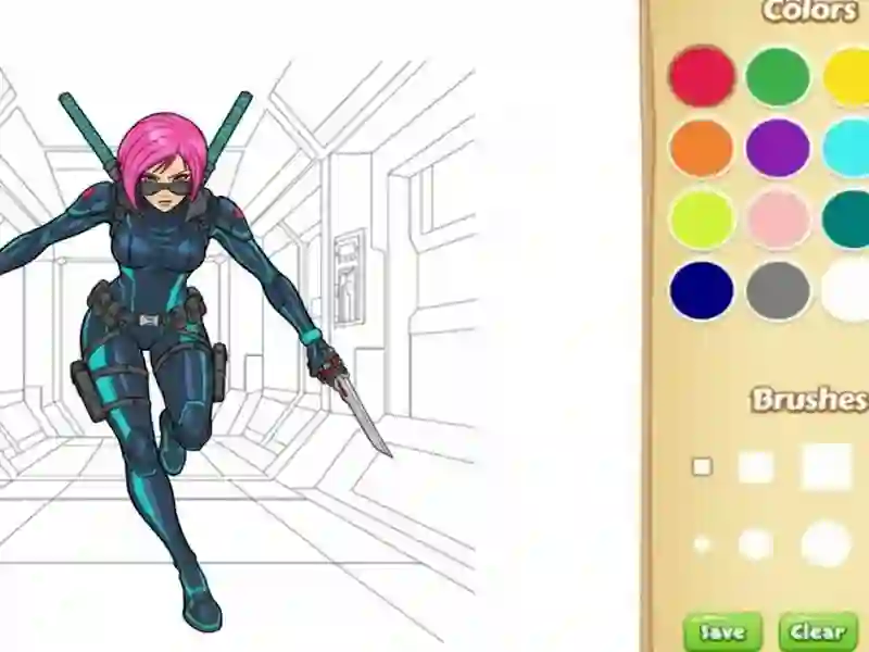 Gioco Libro da colorare malvagio per bambini in linea