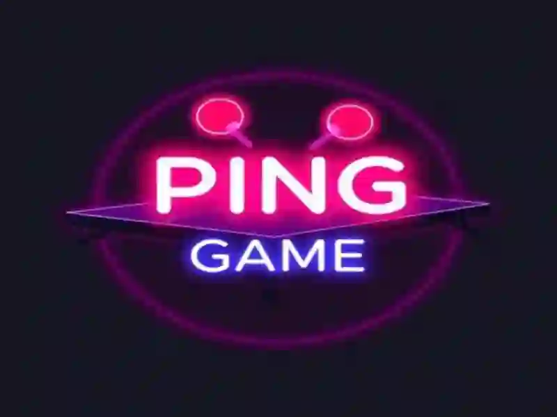 Gioco Ping-pong al neon in linea