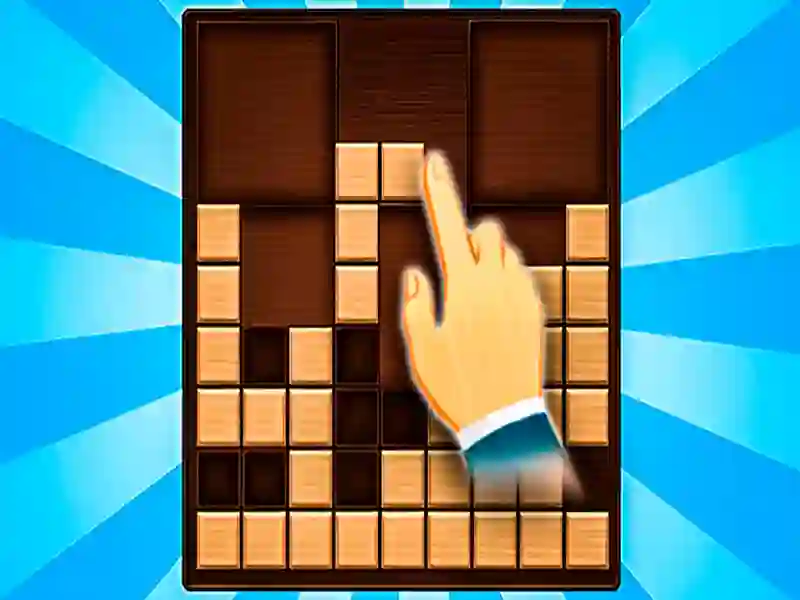Gioco Risolvi i blocchi di legno cubo 2D in linea