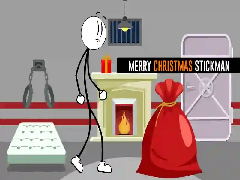 Gioco Buon Natale Stickman in linea