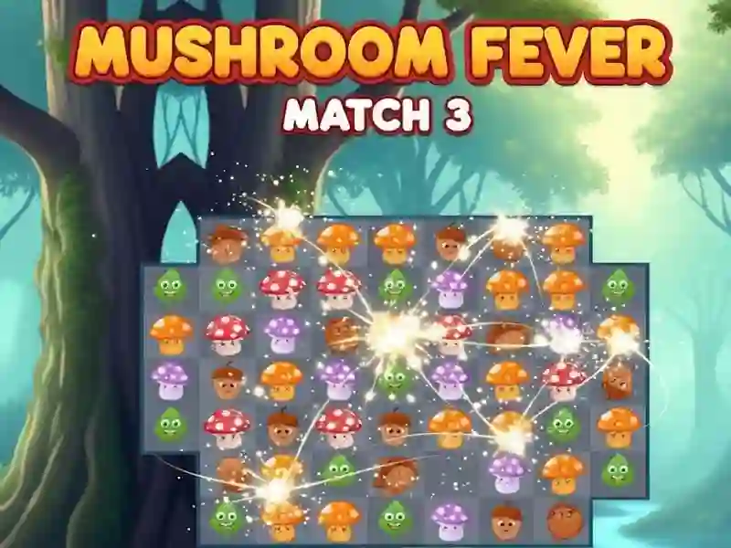 Gioco La febbre dei funghi Match 3 in linea