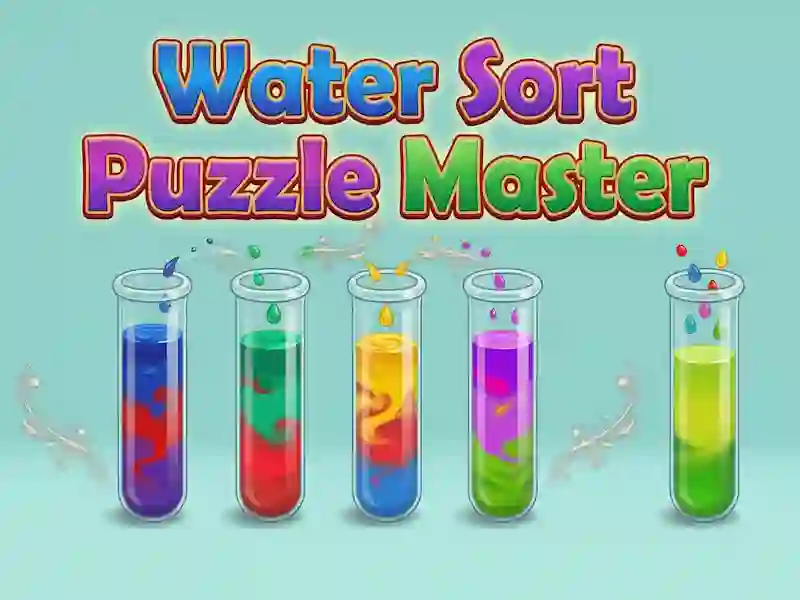 Gioco Maestro del puzzle dell'ordinamento dell'acqua in linea