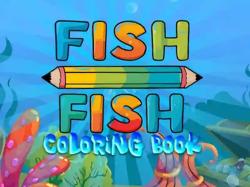 Gioco Libro da colorare di pesce in linea