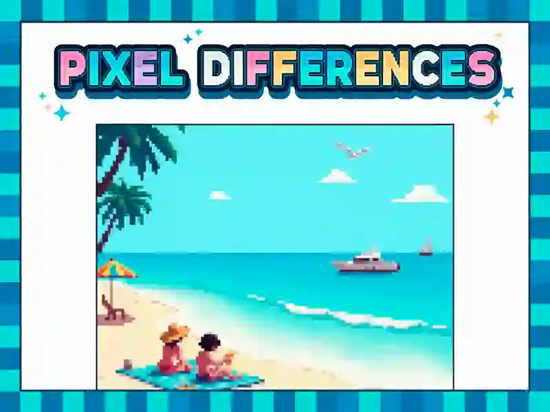 Gioco Differenze di pixel in linea