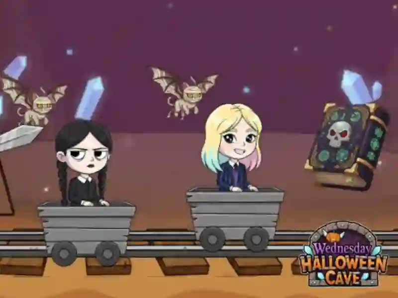 Gioco Mercoledì Grotta di Halloween in linea