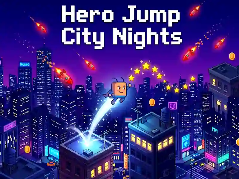 Gioco Notti in città con Hero Jump in linea