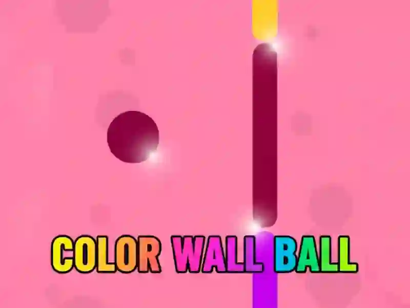 Gioco Palla da muro colorata in linea