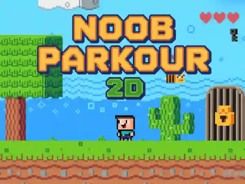 Gioco Noob Parkour 2D in linea