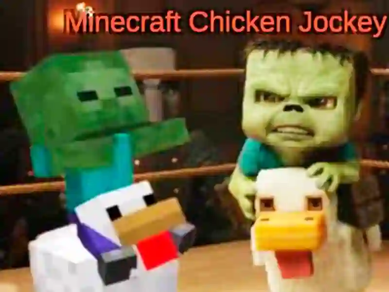 Gioco Minecraft Chicken Jockey in linea Gioco Minecraft Chicken Jockey in linea
