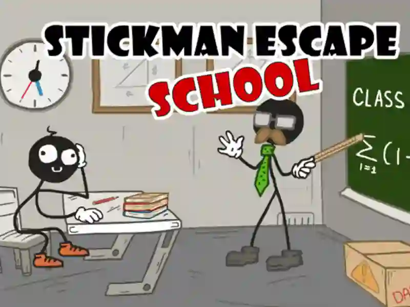 Gioco Stickman Escape School in linea
