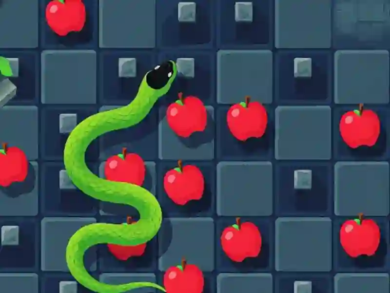 Gioco Serpenti che mangiano blocchi in linea
