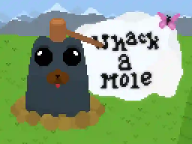 Gioco Colpisci una versione Mole Pixel in linea