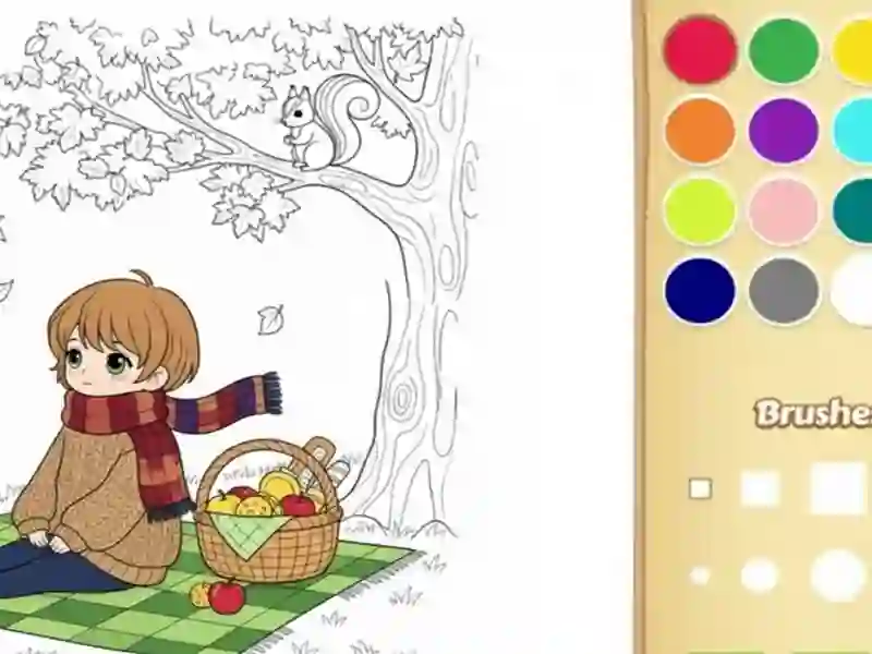 Gioco Libro da colorare accogliente per bambini in linea