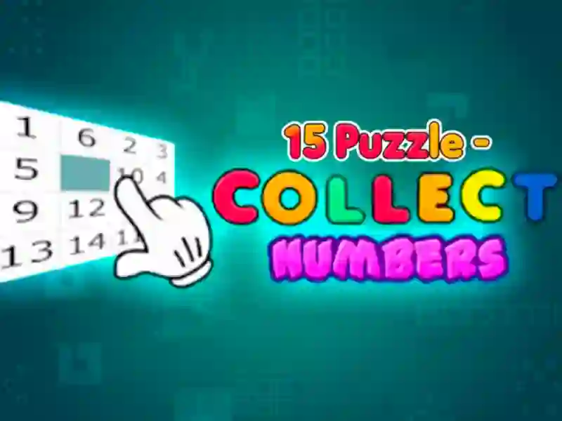 Gioco 15 Puzzle: raccogli i numeri in linea