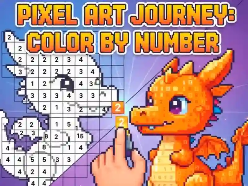 Gioco Disegna un'immagine con i numeri Pixel Art in linea