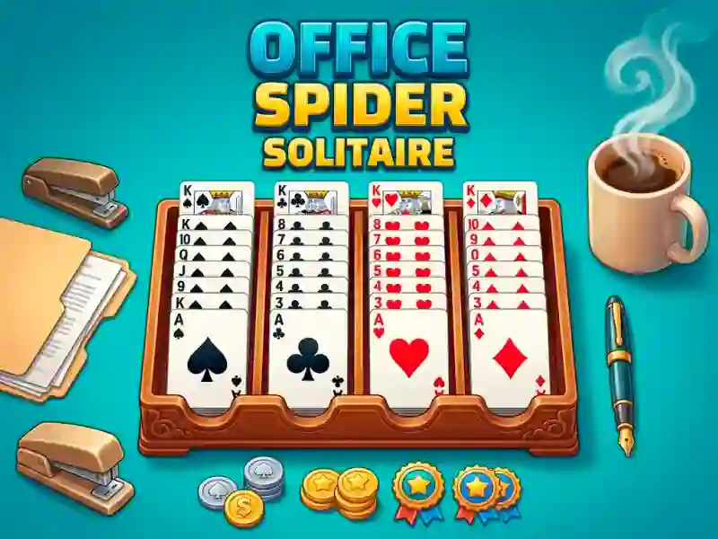 Gioco Office Spider Solitaire in linea