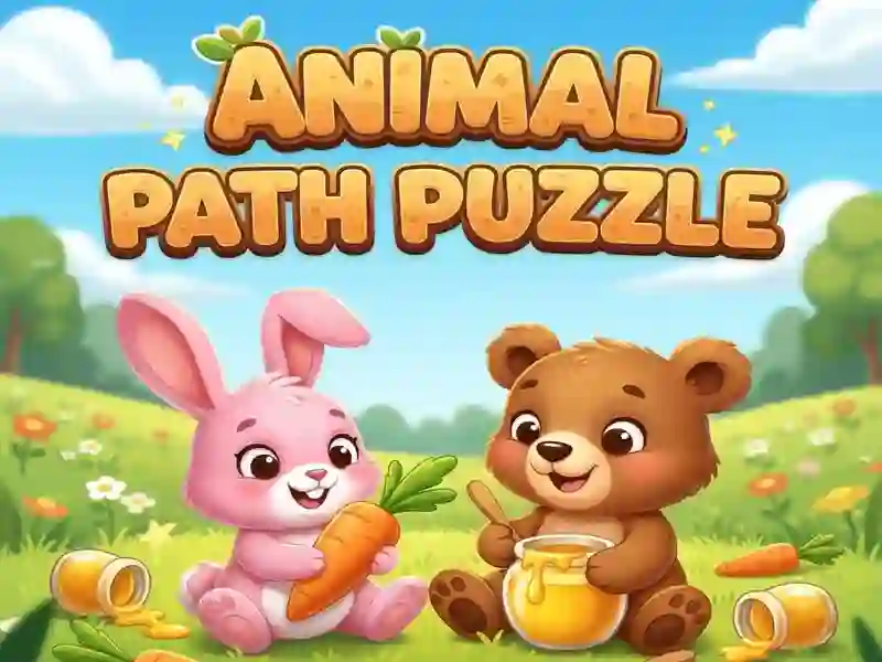 Gioco Puzzle del percorso degli animali in linea