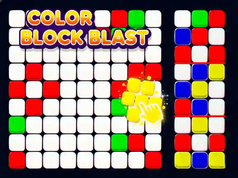 Gioco Esplosione di blocchi di colore in linea