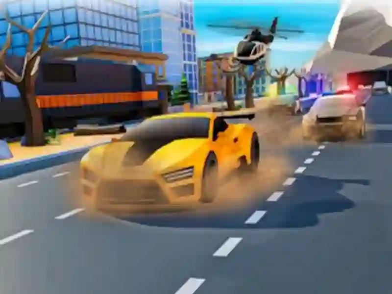 Gioco Police auto insegui zigzag Escape 3d in linea