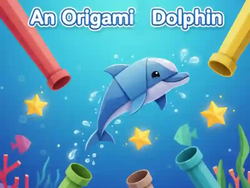 Gioco Un delfino origami in linea