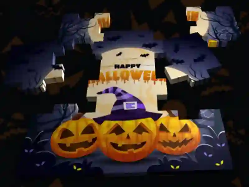 Gioco Puzzle 3D di Halloween in linea