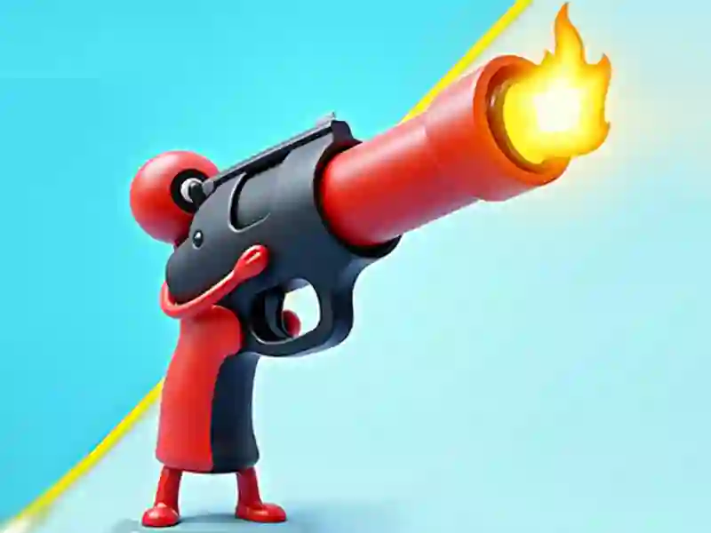 Gioco Pistola Stickman umana in linea