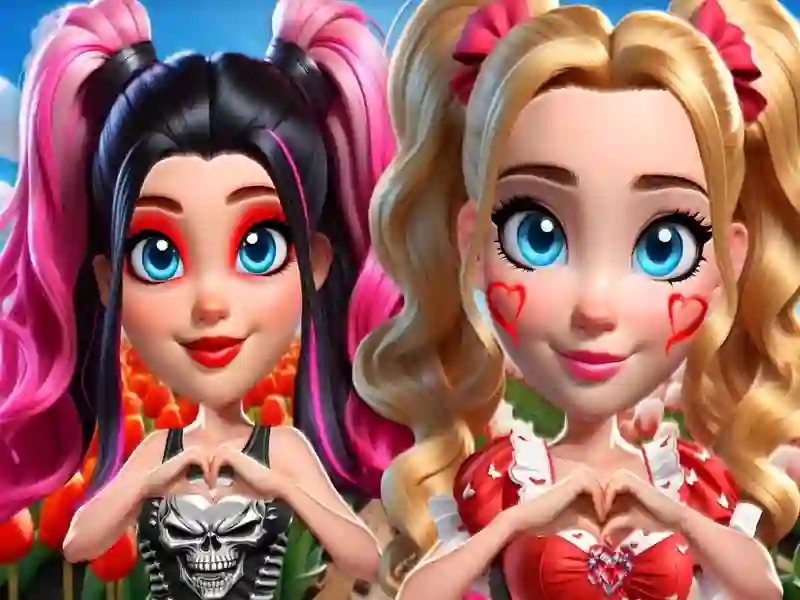 Gioco Glamour Vibrant Hearts vs Punk in linea