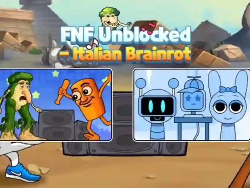 Gioco FNF Brainrot italiano sbloccato in linea